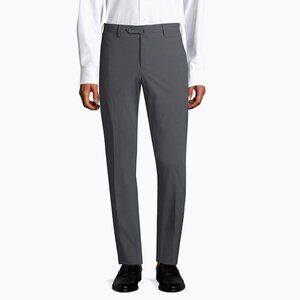PT Torino Super Slim Pants Trousers Mens 50 34 Charcoal Gray Wool Super 130's